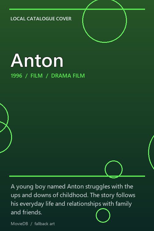 Anton poster