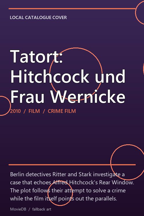 Tatort: Hitchcock und Frau Wernicke poster