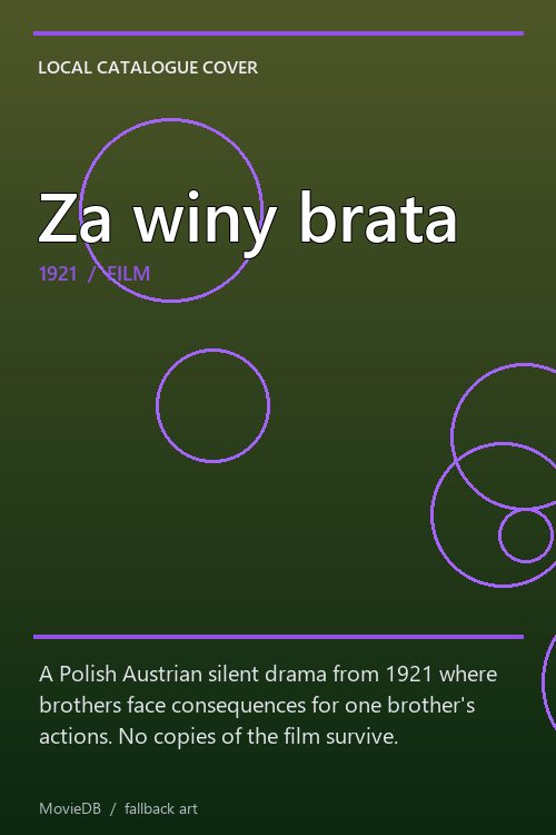 Za winy brata poster