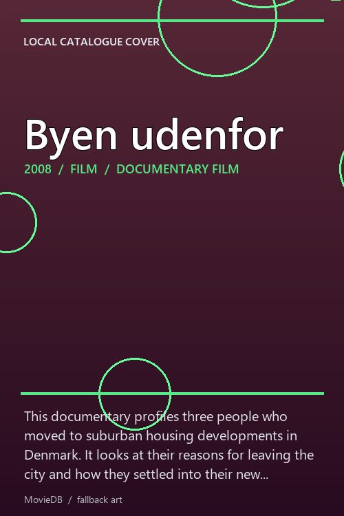 Byen udenfor poster