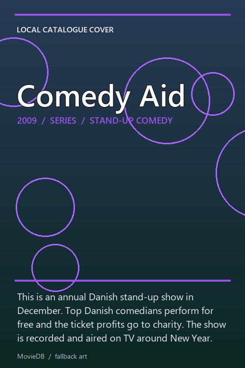 Comedy Aid poster