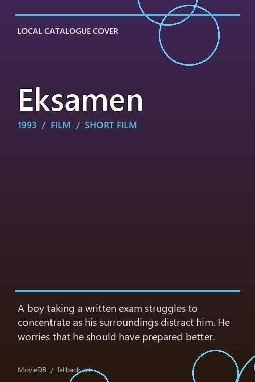 Eksamen poster