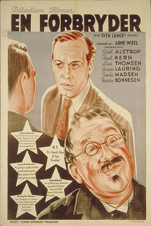En Forbryder poster