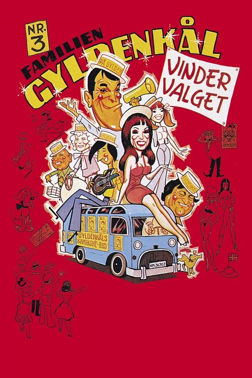 Familien Gyldenkål vinder valget poster