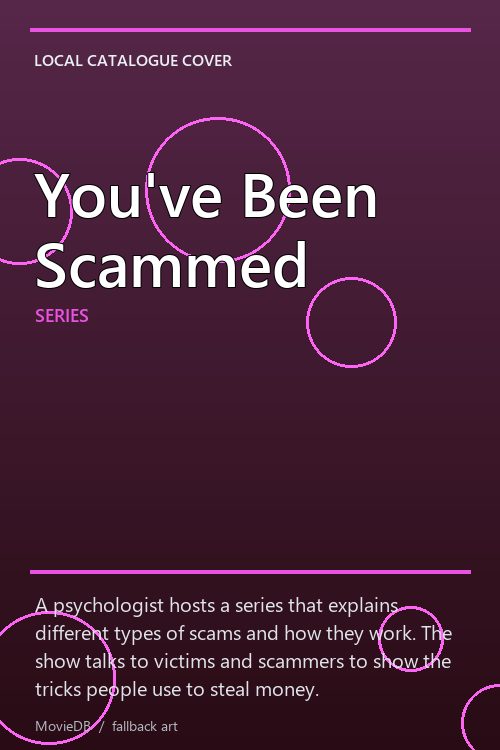 You've Been Scammed poster