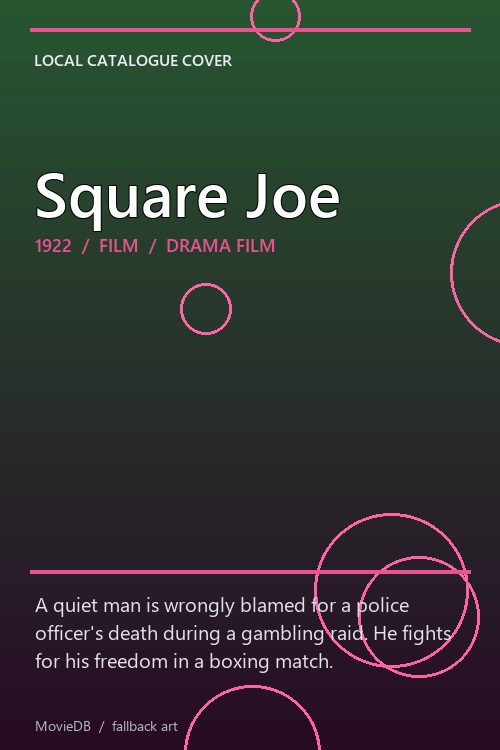 Square Joe poster