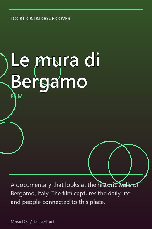 Le mura di Bergamo poster