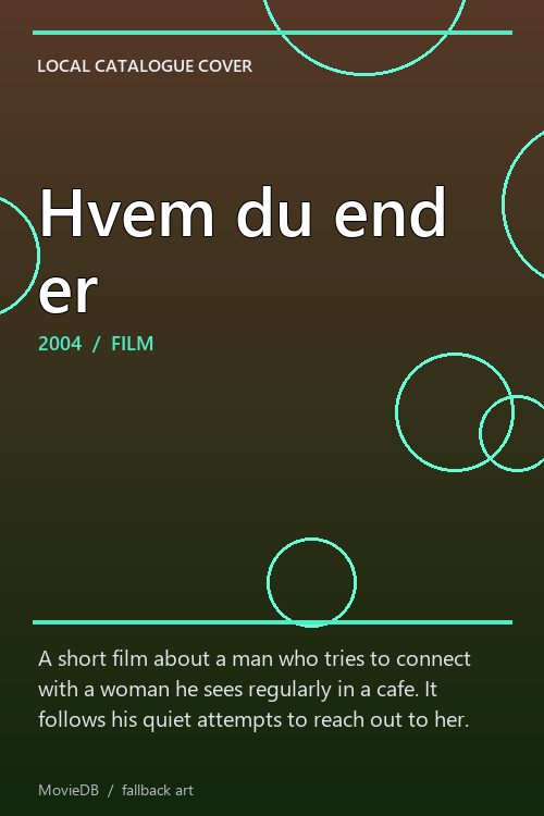 Hvem du end er poster