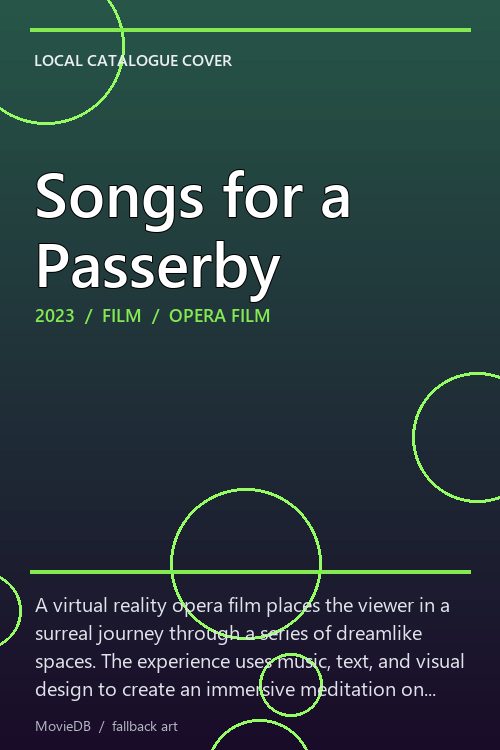 Songs for a Passerby poster