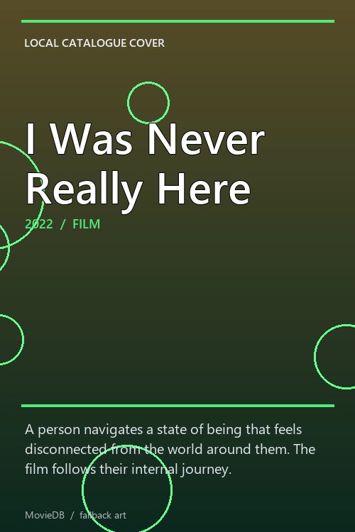 I Was Never Really Here poster