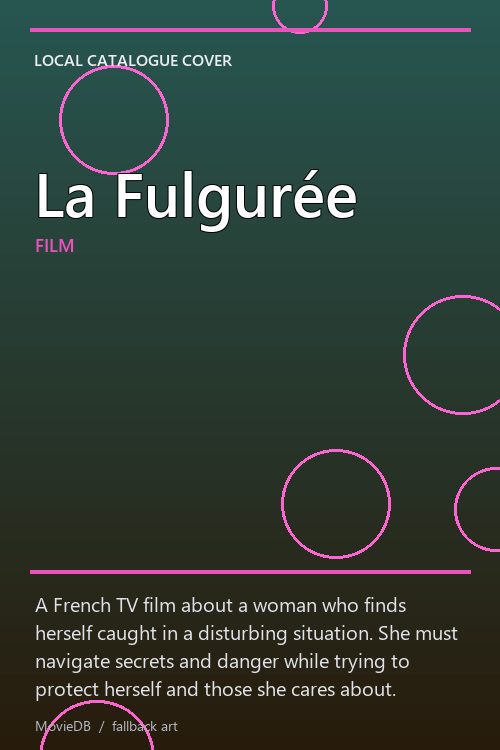 La Fulgurée poster