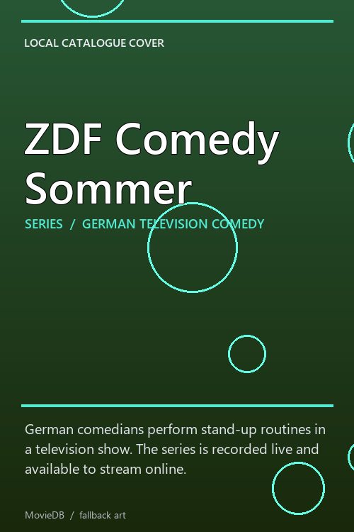 ZDF Comedy Sommer poster
