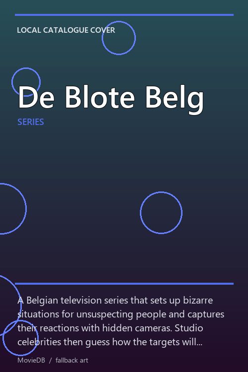 De Blote Belg poster