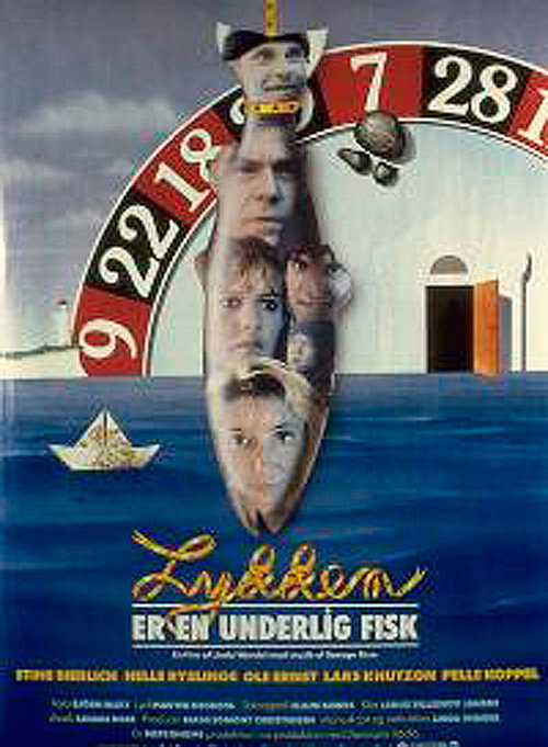 Lykken er en underlig fisk poster