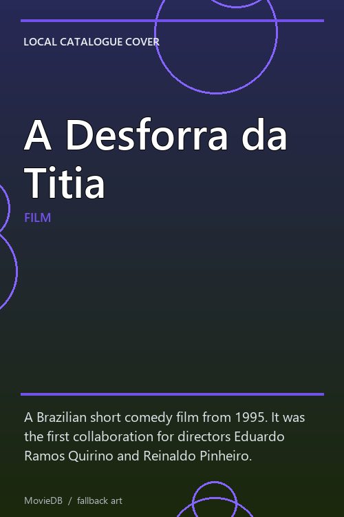 A Desforra da Titia poster