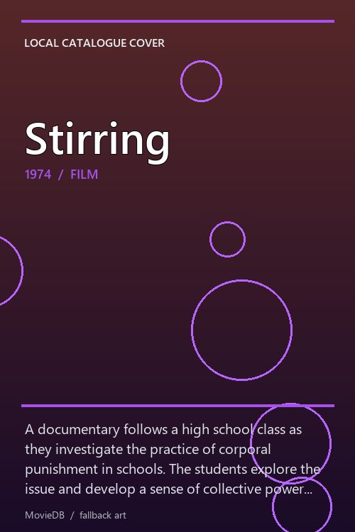 Stirring poster