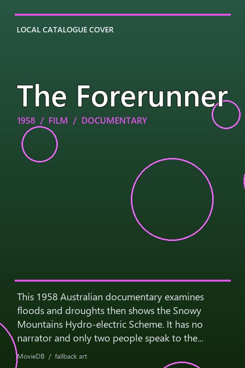 The Forerunner poster
