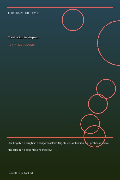 The Wreck of the Hesperus poster