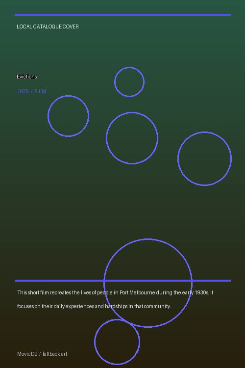 Evictions poster