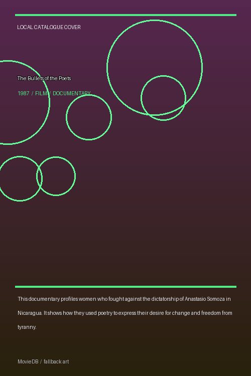 The Bullets of the Poets poster