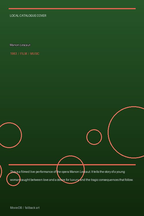 Manon Lescaut poster