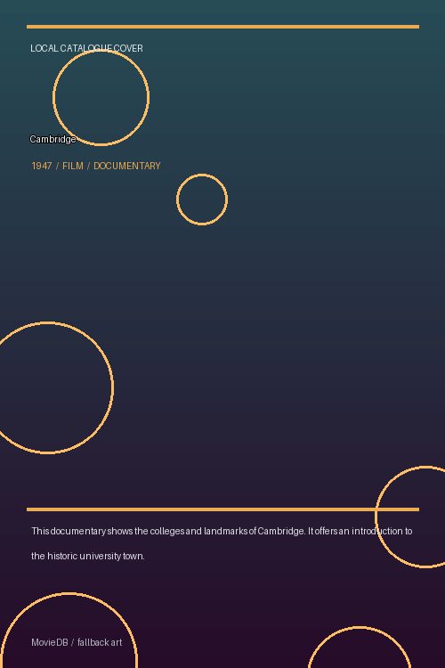 Cambridge poster