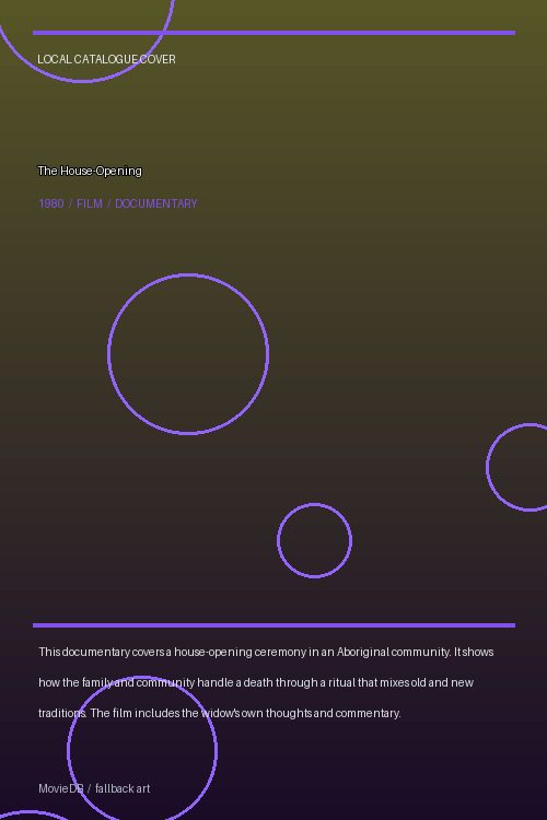 The House-Opening poster