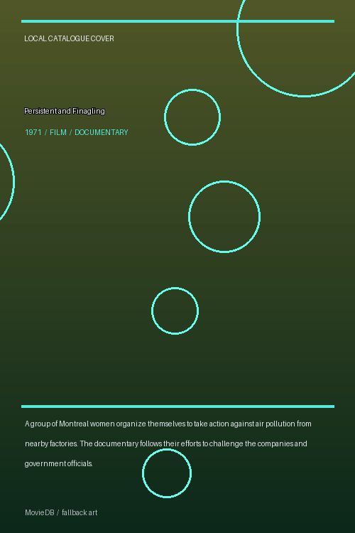 Persistent and Finagling poster
