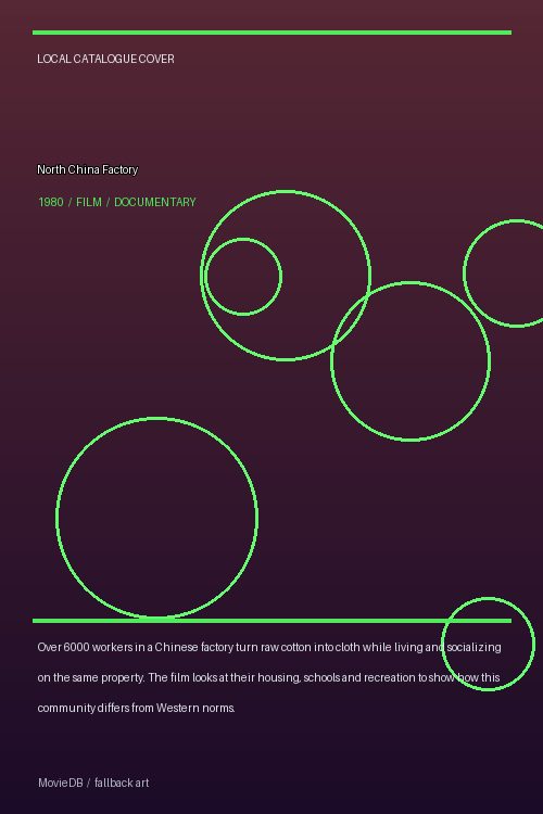 North China Factory poster