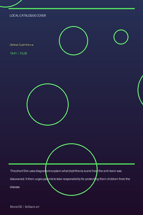 Defeat Diphtheria poster