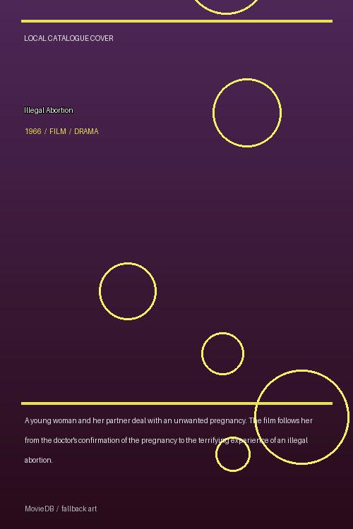 Illegal Abortion poster