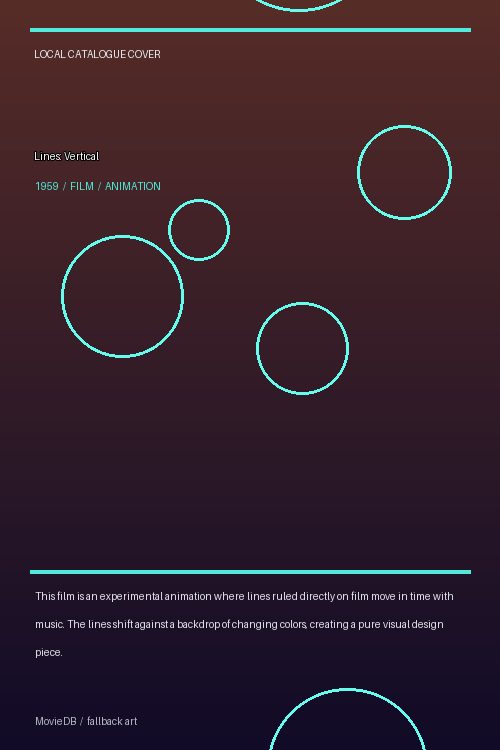Lines: Vertical poster
