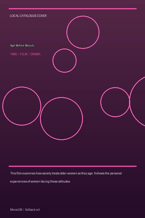 Age Before Beauty poster