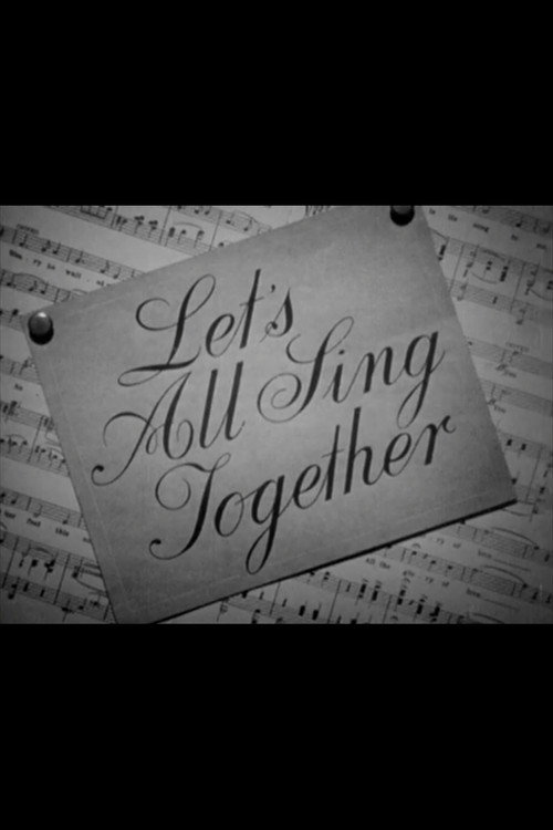 Let's All Sing Together: No. 1 poster