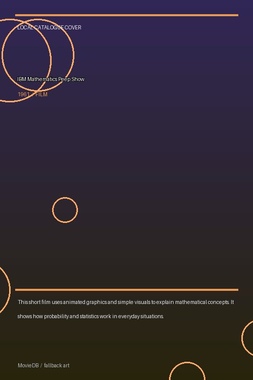 IBM Mathematics Peep Show poster