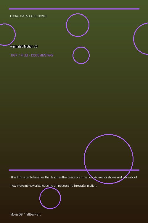 Animated Motion #3 poster