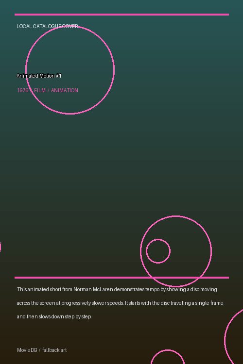 Animated Motion #1 poster