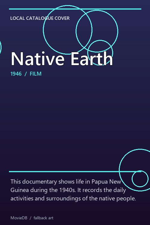 Native Earth poster