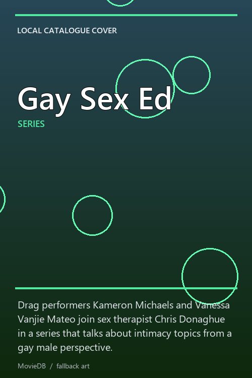 Gay Sex Ed poster