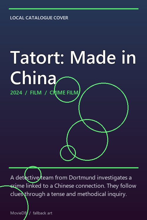 Tatort: Made in China poster