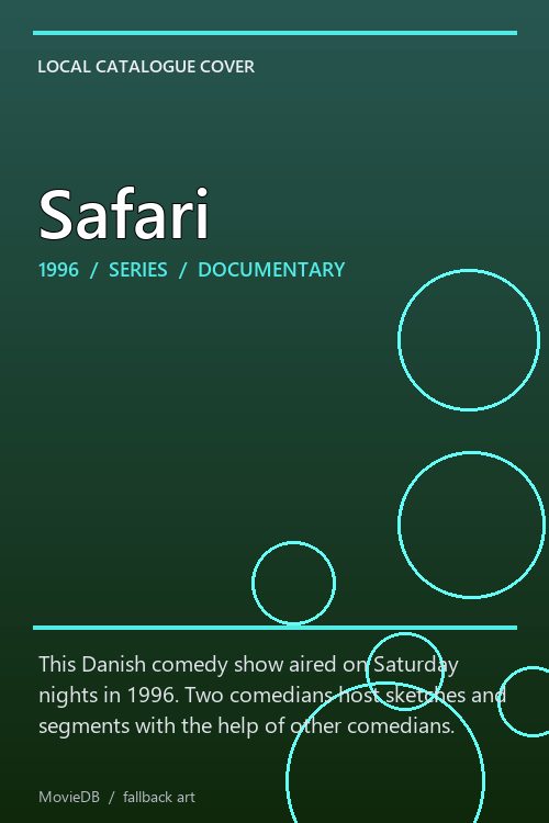 Safari poster