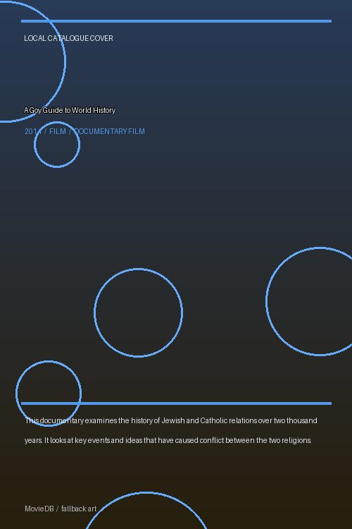 A Goy Guide to World History poster