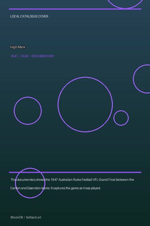 High Mark poster