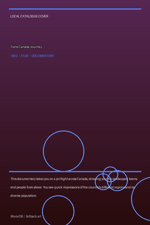 Trans-Canada Journey poster