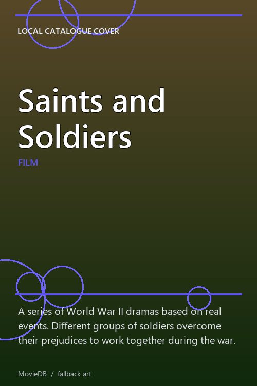 Saints and Soldiers poster
