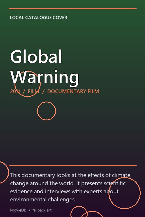Global Warning poster