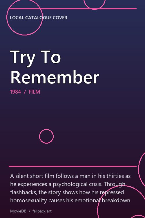 Try To Remember poster