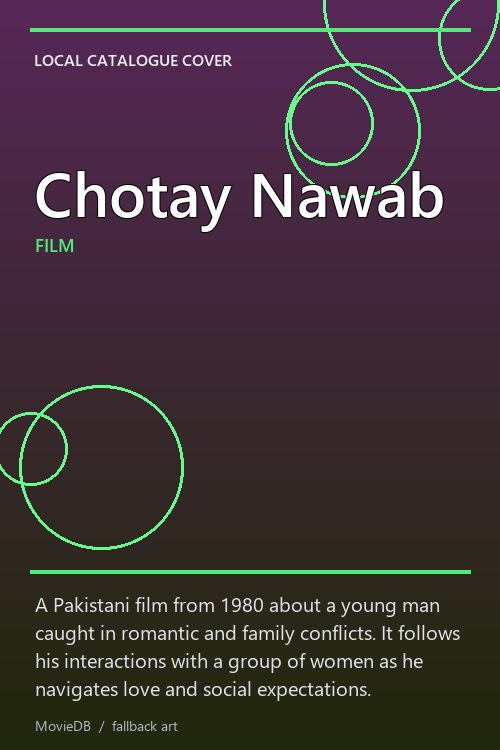 Chotay Nawab poster
