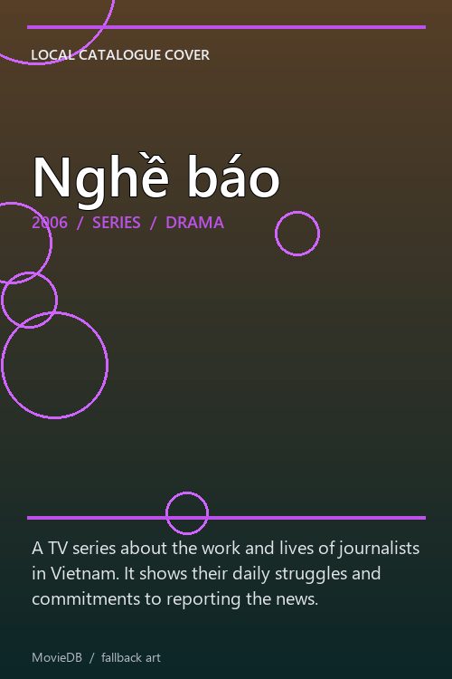 Nghề báo poster