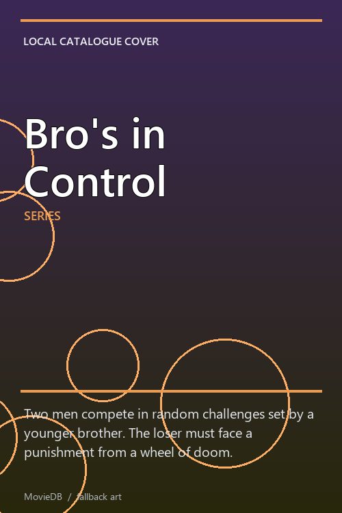 Bro's in Control poster